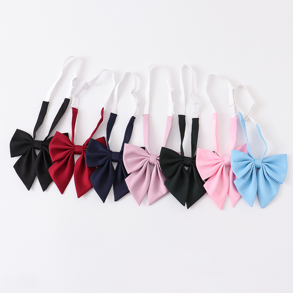 Bow Tie Pre Tied - Fashion JK Bowties Solid Pink Blue