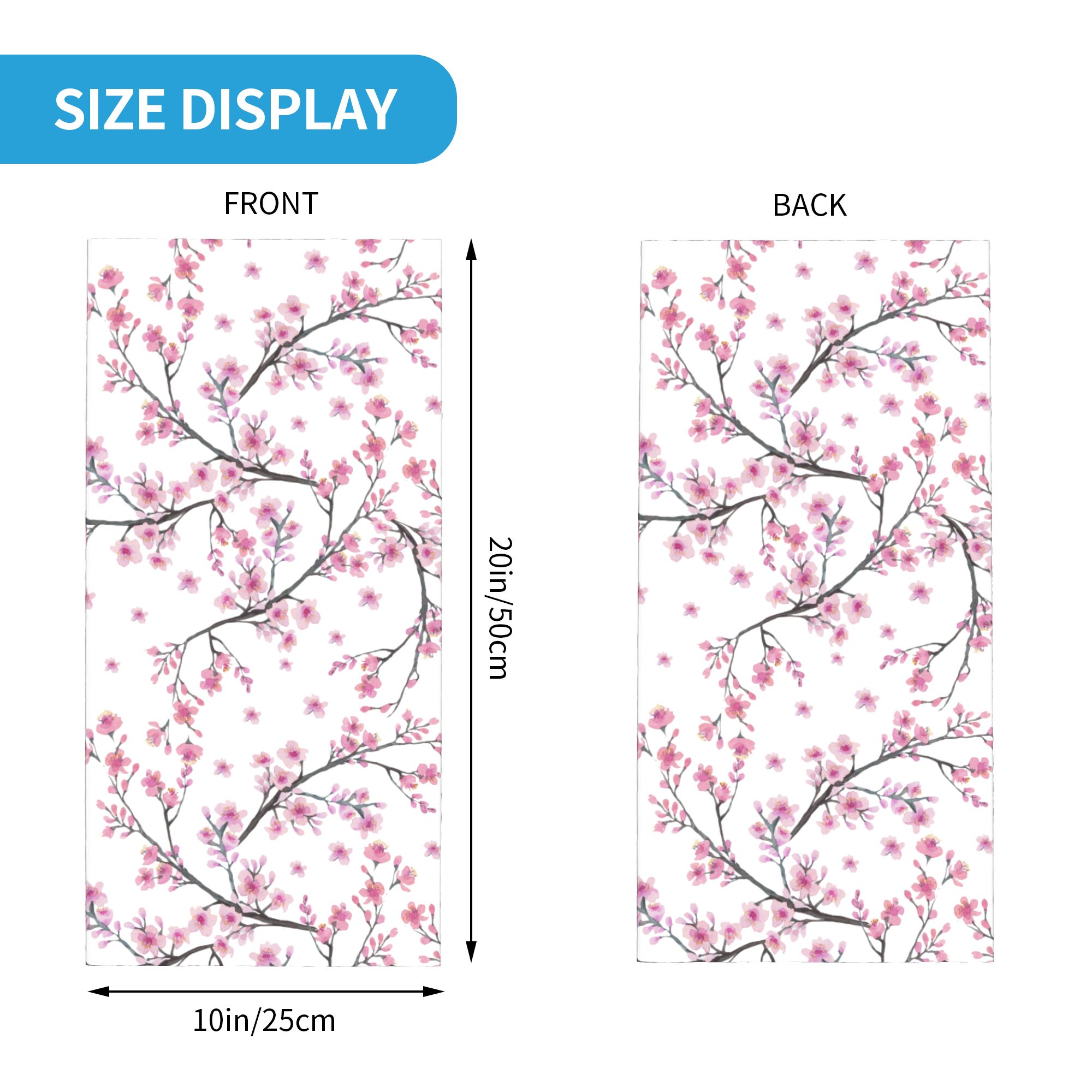 Japan Sakura Cherry Blossoms w - Neck Warmer Tube ulasan dan harga