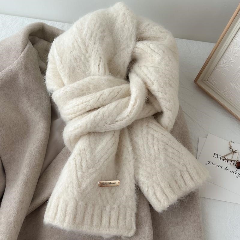 High Quality Wool Scarf Women  - Muffler Men Wool ulasan dan harga