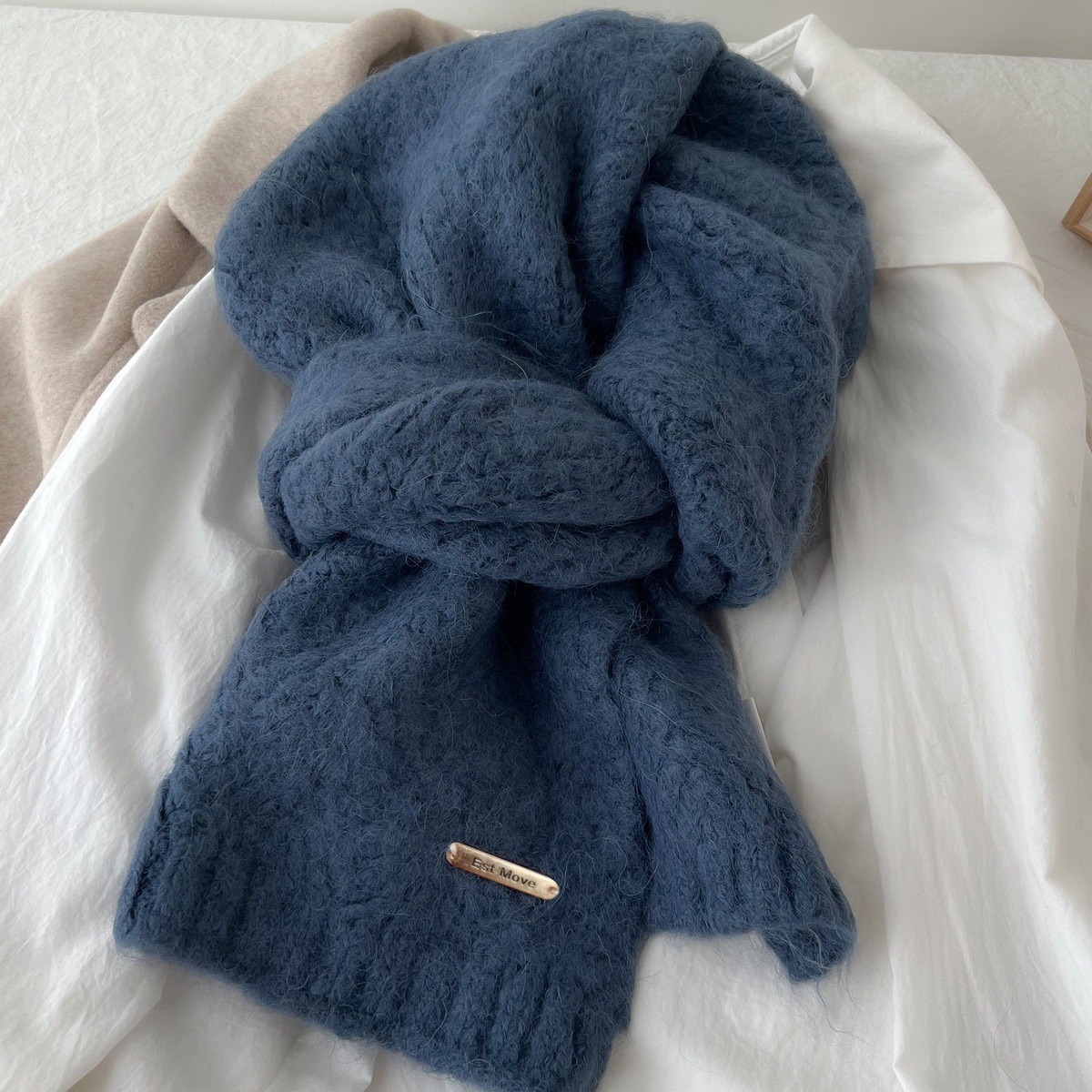 High Quality Wool Scarf Women  - Muffler Men Wool ulasan dan harga