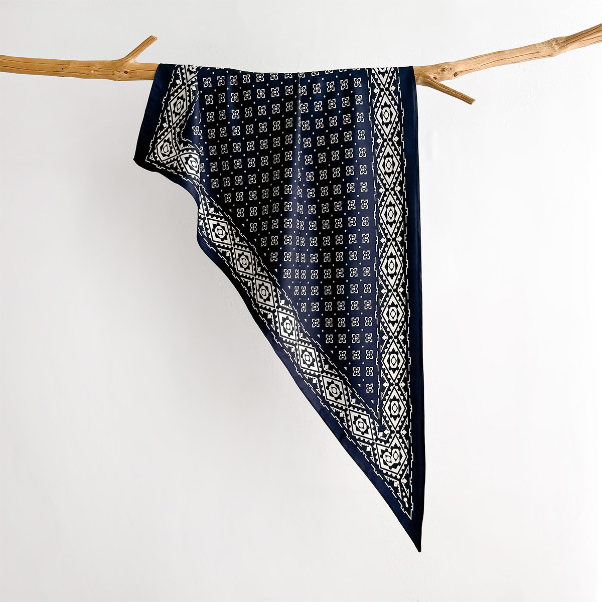 Retro Printed Square Scarf For - Face Scarf Mask ulasan dan harga