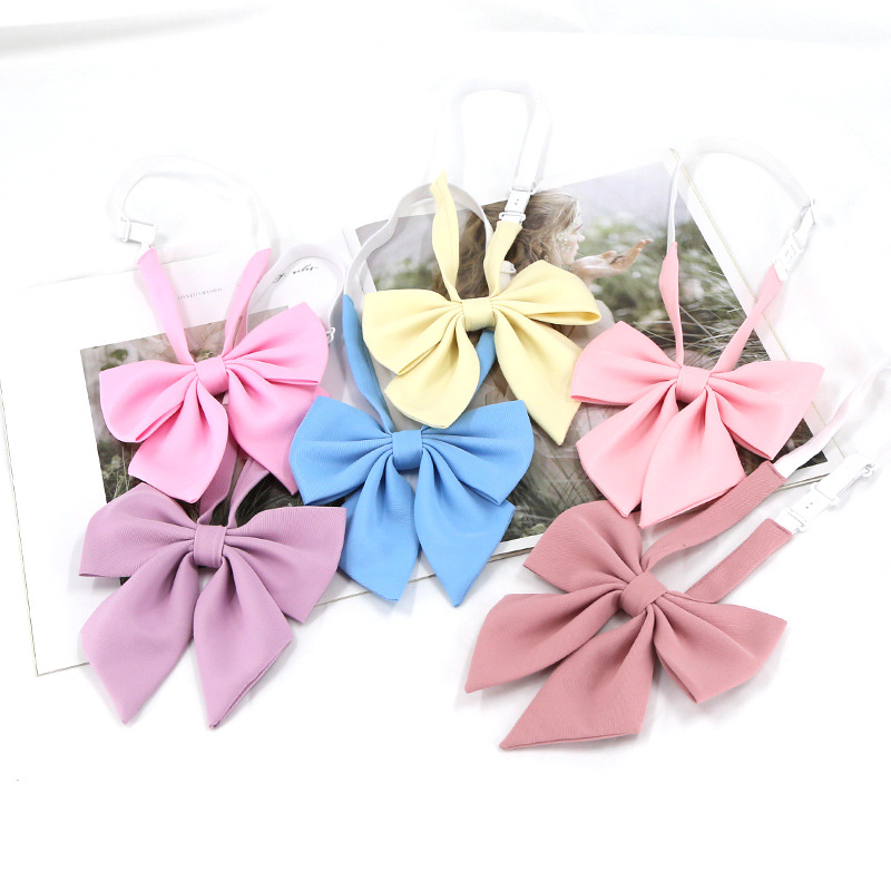 Fashion JK Bowties Solid Pink  - Bow Tie Pre Tied ulasan dan harga
