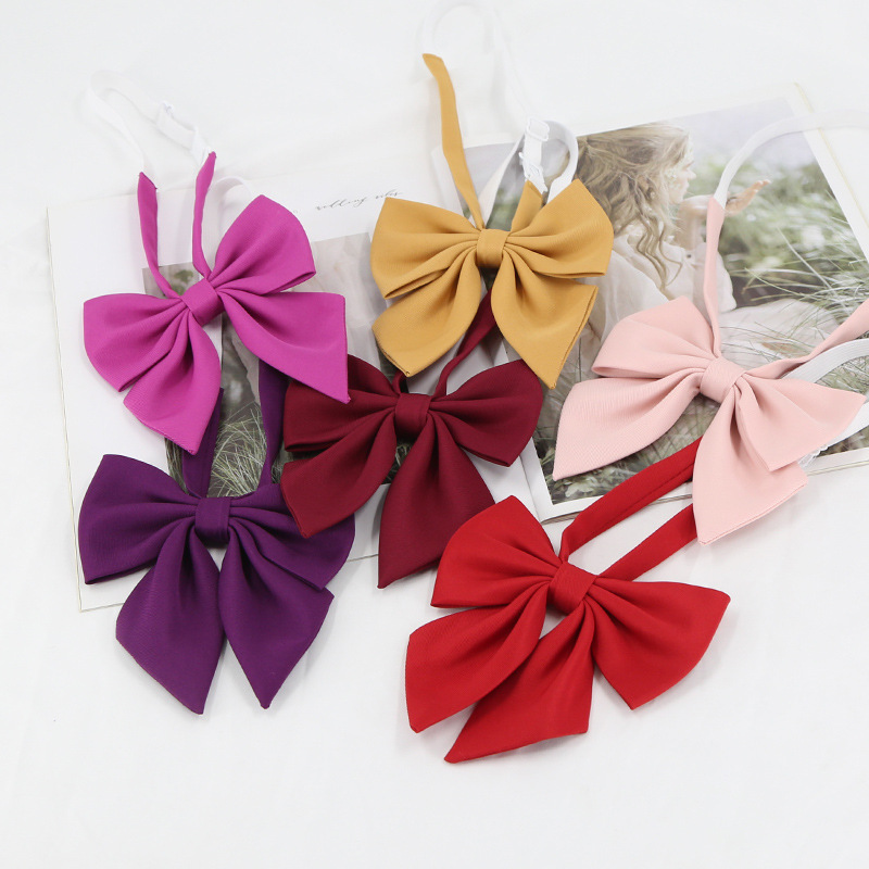 Fashion JK Bowties Solid Pink  - Bow Tie Pre Tied ulasan dan harga