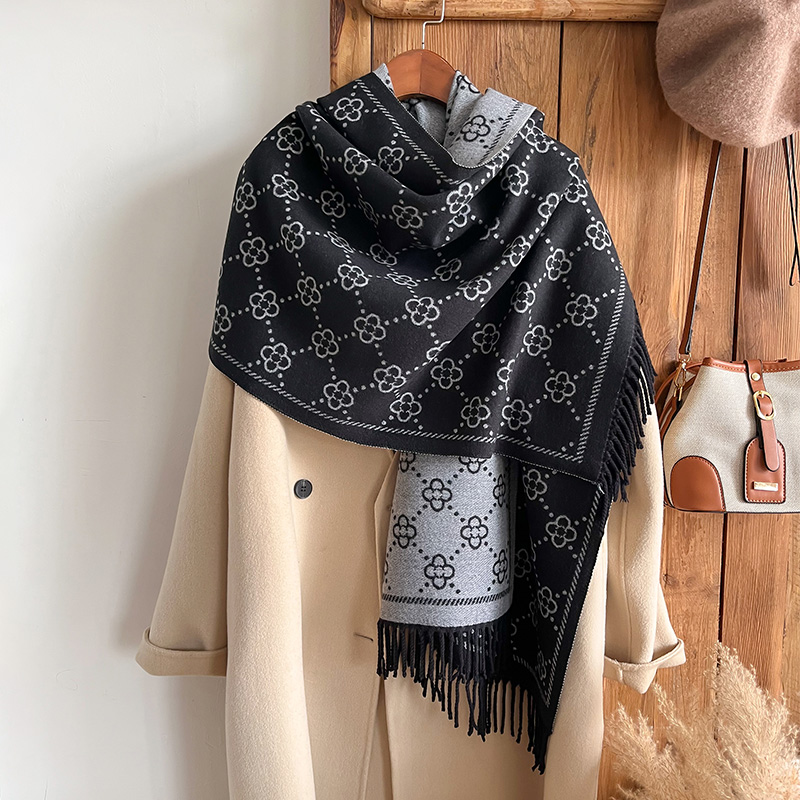 Brands Jacquard Design Winter  - Woven Scarf Blanket ulasan dan harga