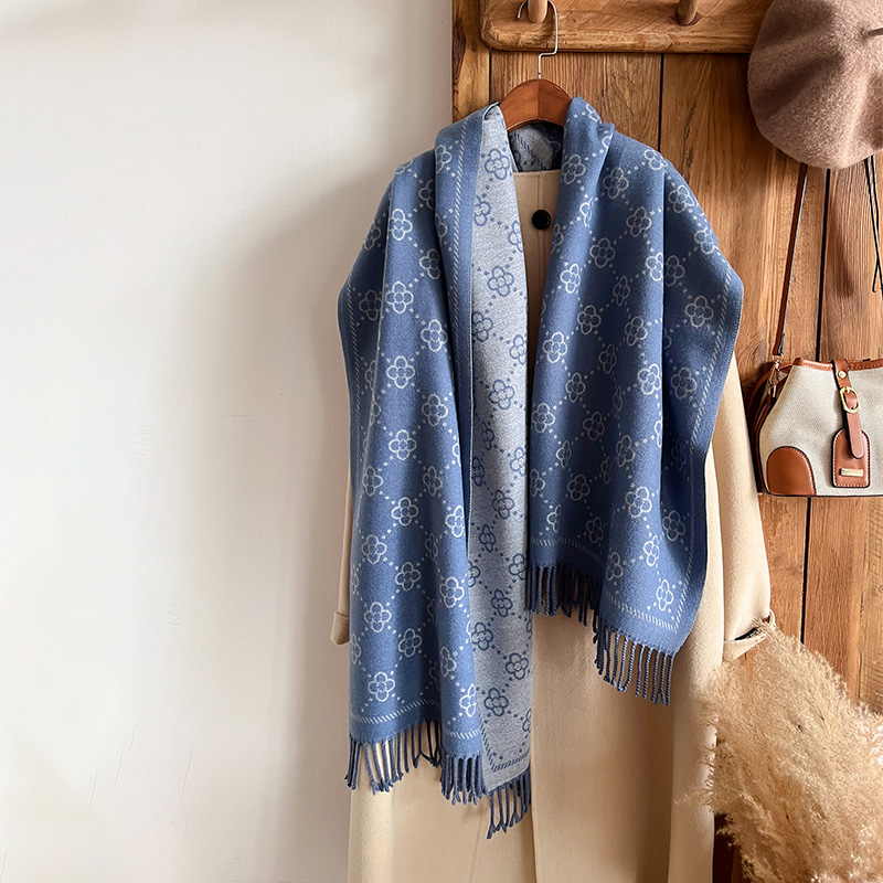 Brands Jacquard Design Winter  - Woven Scarf Blanket ulasan dan harga
