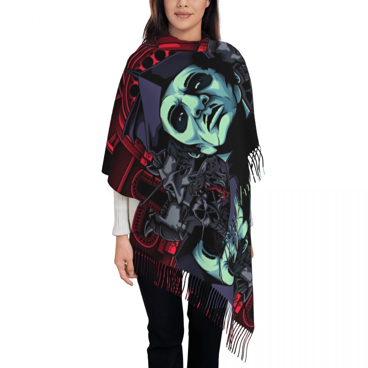 Ghost Band Shawl Wrap for Wome - Pashmina Wrap Large ulasan dan harga