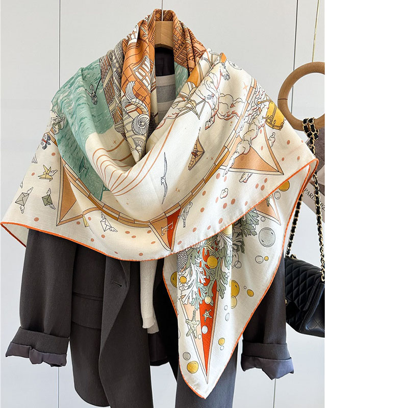 Womens Luxury Wool Blanket Sca - Woven Scarf Blanket ulasan dan harga