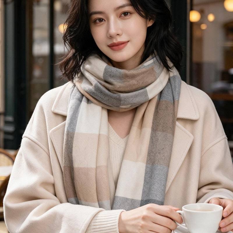 neck gaiter all match fleece t - Infinity Scarf Knit ulasan dan harga
